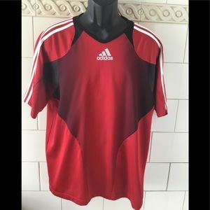 Adidas Climacool  Red and Black T-Shirt M